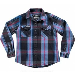 Hot Leathers Boys Plaid Flannel Button Down Shirt